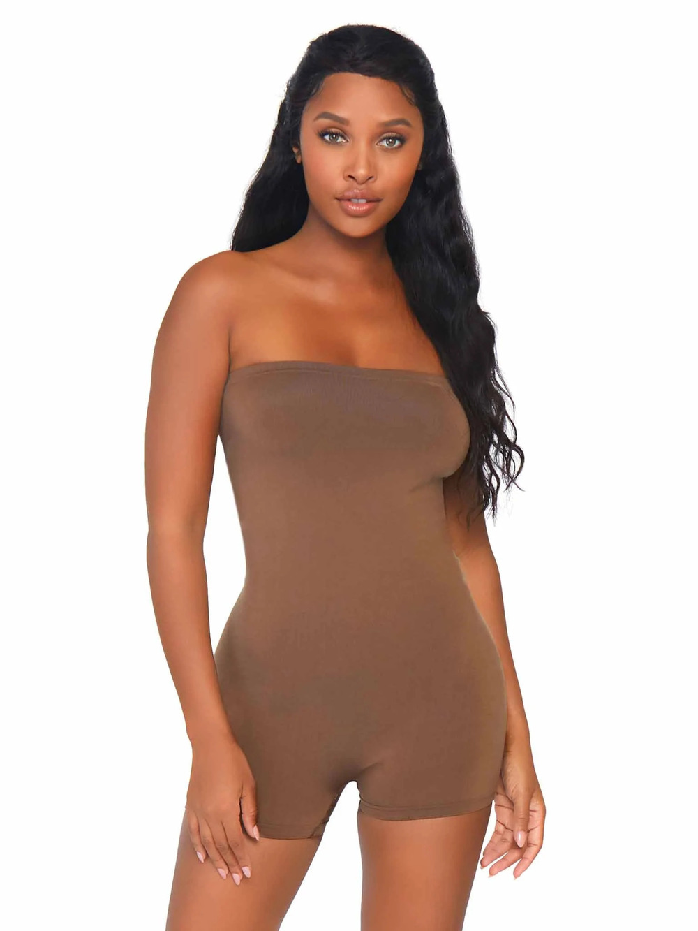 leg Avenue - Naked Base Romper - TAN